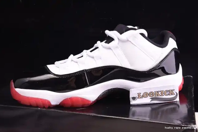 Rep Husky Jordan 11 Low Retro AV2187-160 Air Bred Concord 0323